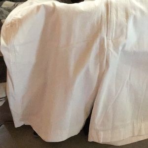 Men’s white shorts